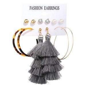 Fashion 6Pcs Earrings 